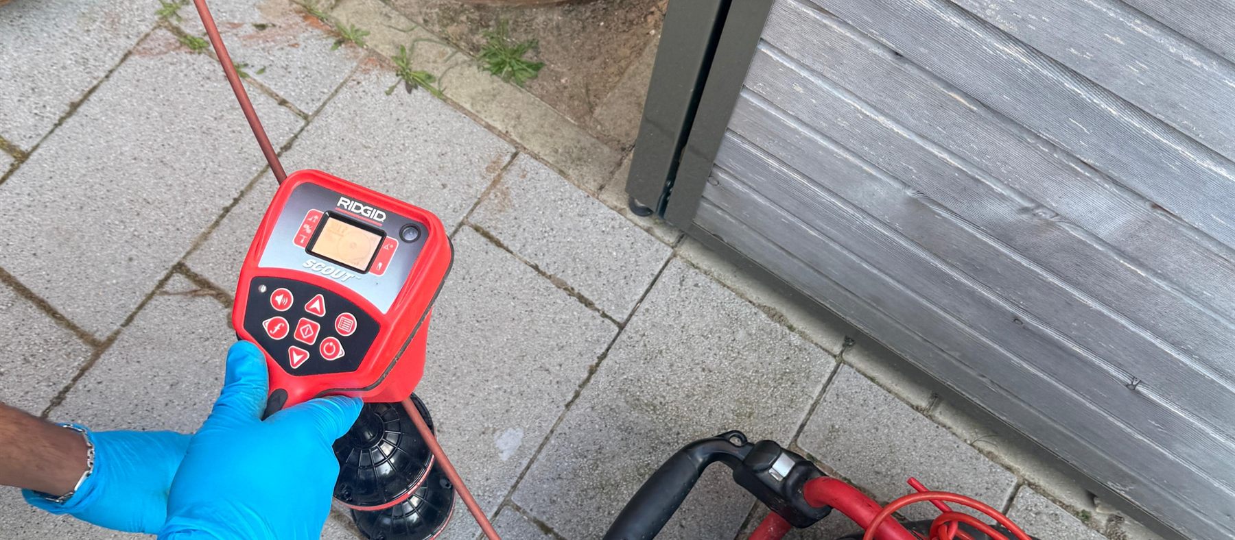 Ortungsger&auml;t im Einsatz