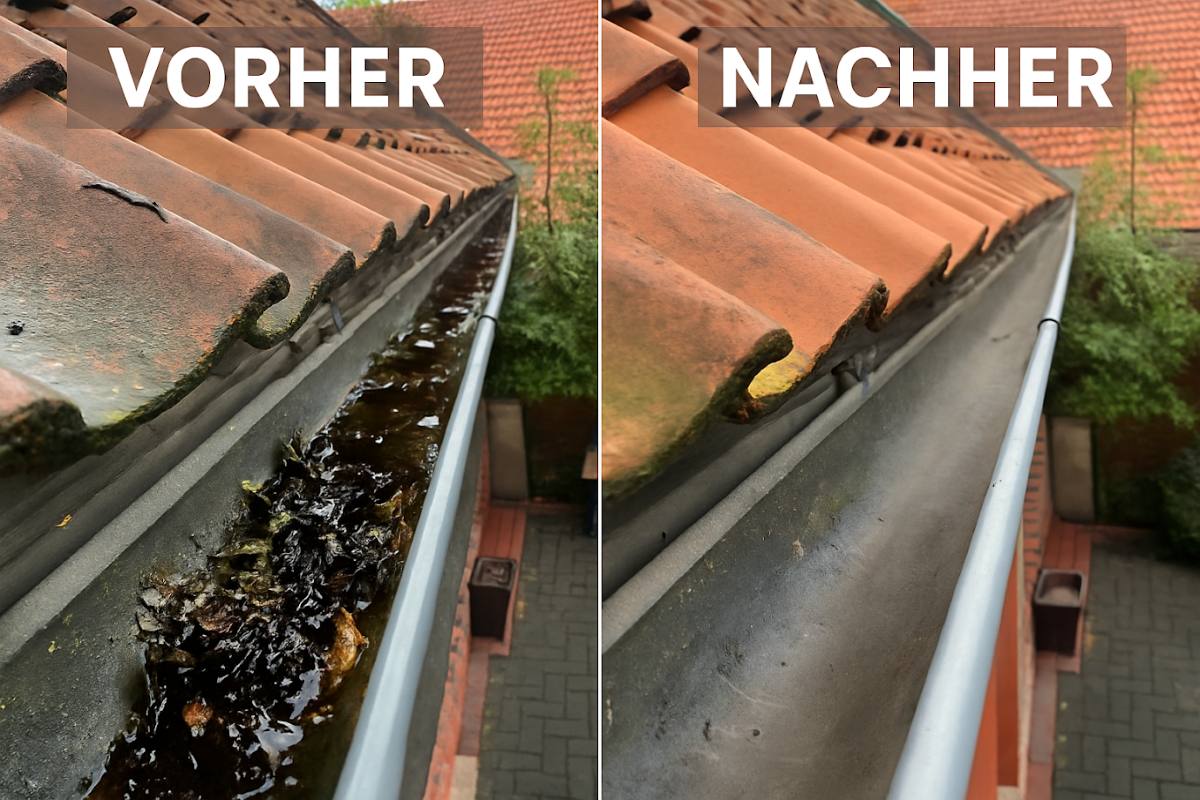 Dachrinnenreinigung